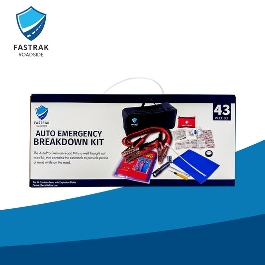 FasTrak Roadside– 12 in 1 Auto Emergency Breakdown Kit