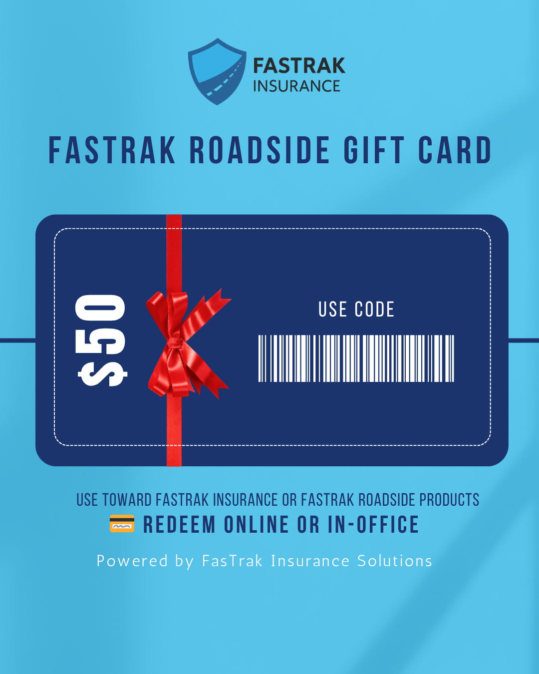 FasTrak Roadside GC $50