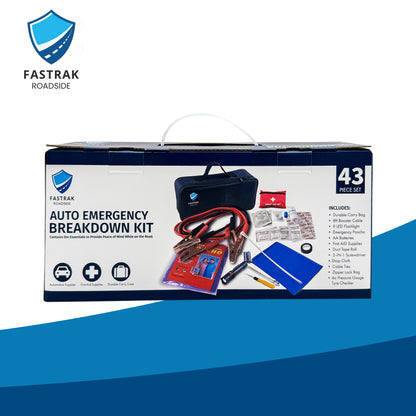 FasTrak Roadside– 12 in 1 Auto Emergency Breakdown Kit